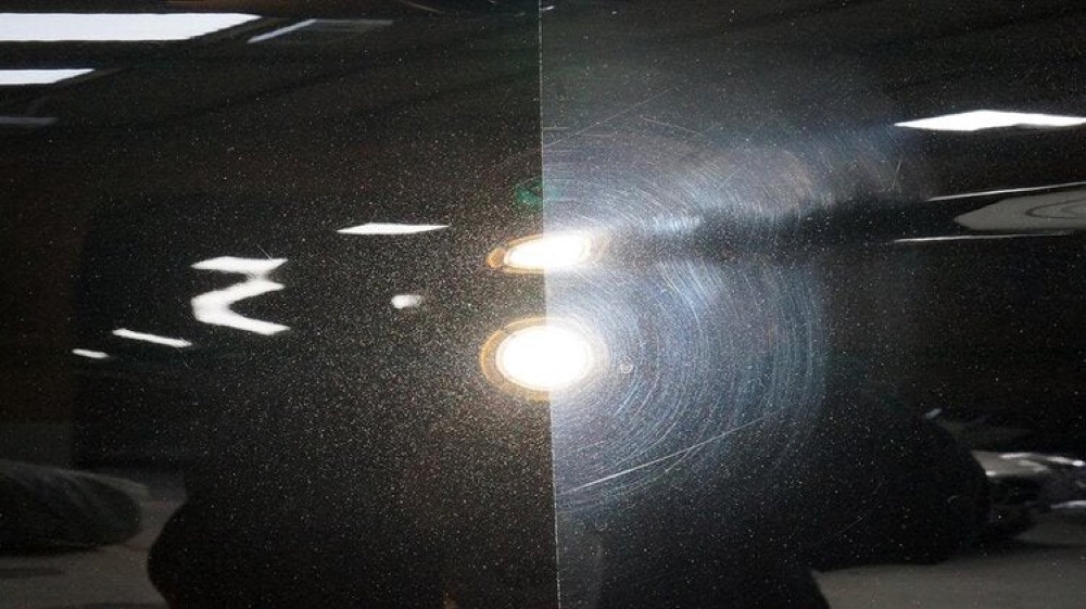 Paint correction and swirl removal before ceramic coating in Bozeman MT